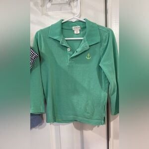 Crewcuts Green Polo Shirt Short Sleeve Classic